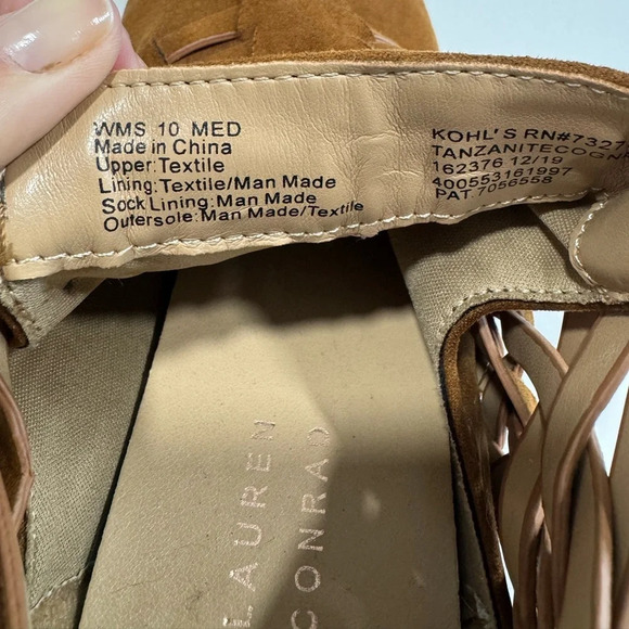 LC Lauren Conrad Brown Ankle Boots Women's Size 10 M - Picture 4 of 5